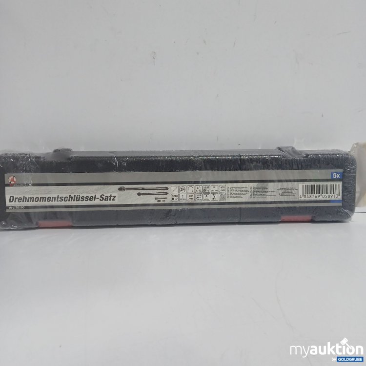Artikel Nr. 876131 Artikel Nr. 876131: BGS Drehmomentschlüssel Satz 5x 70190