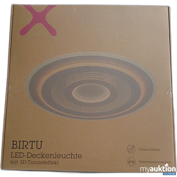 Artikel Nr. 953131: Mömax Birtu LED-Deckenleuchte mit 3D Tunneleffekt 