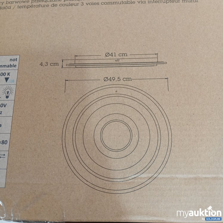 Artikel Nr. 953131: Mömax Birtu LED-Deckenleuchte mit 3D Tunneleffekt 