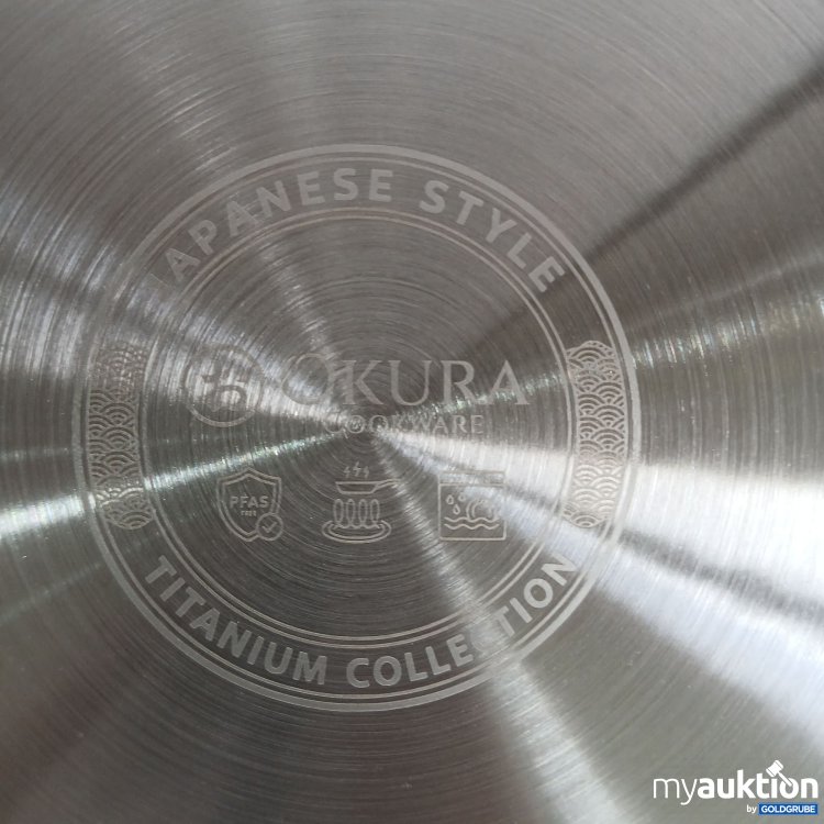 Artikel Nr. 992131 Artikel Nr. 992131: Okura Edelstahl-Wok Dm ca 28cm mit Deckel