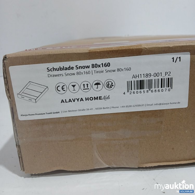 Artikel Nr. 442132 Artikel Nr. 442132: Alavya Home Schublade Snow 80x160