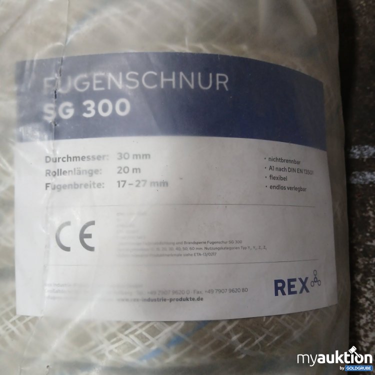 Artikel Nr. 445132: REX Fugenschnur SG 300 30 mm x 20 m 5 Rollen