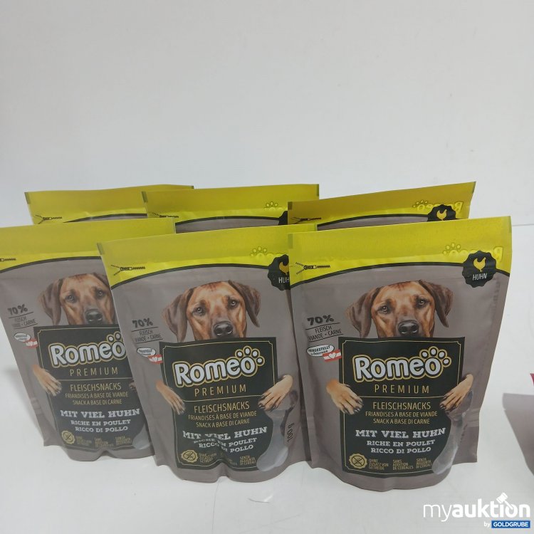Artikel Nr. 858132 Artikel Nr. 858132: Romeo Premium Fleischsnacks Huhn je 100g