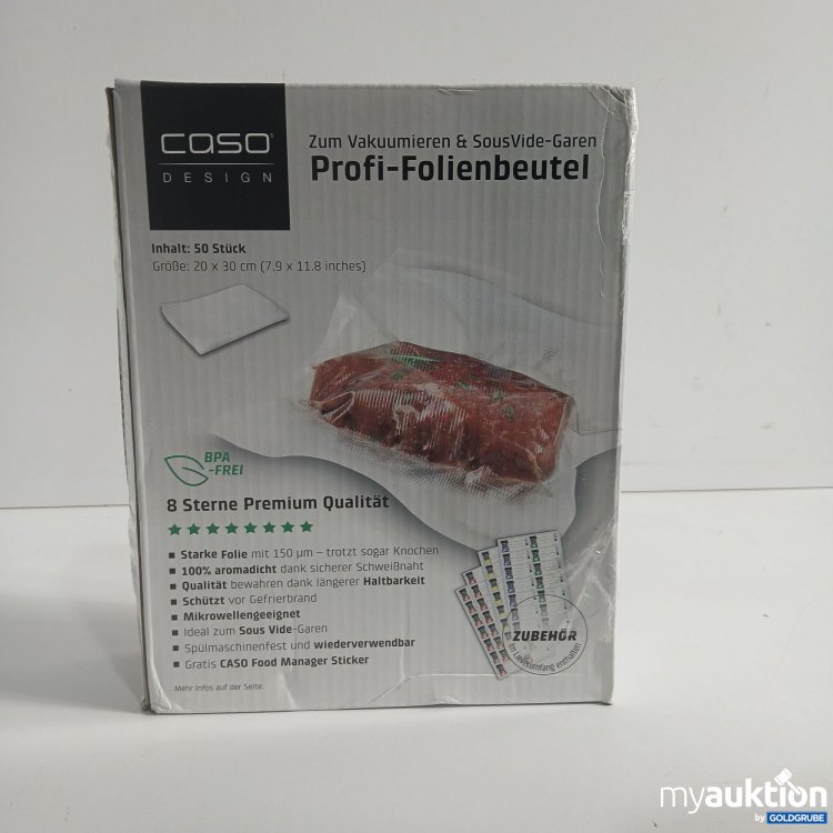 Artikel Nr. 865132: Caso Design Profi-Folienbeutel 50Stk 20x30cm 