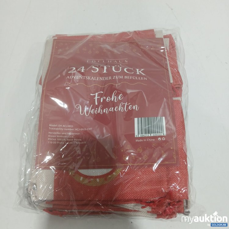 Artikel Nr. 887132 Artikel Nr. 887132: Edelhaus 24 Stück Adventskalender zum Befüllen