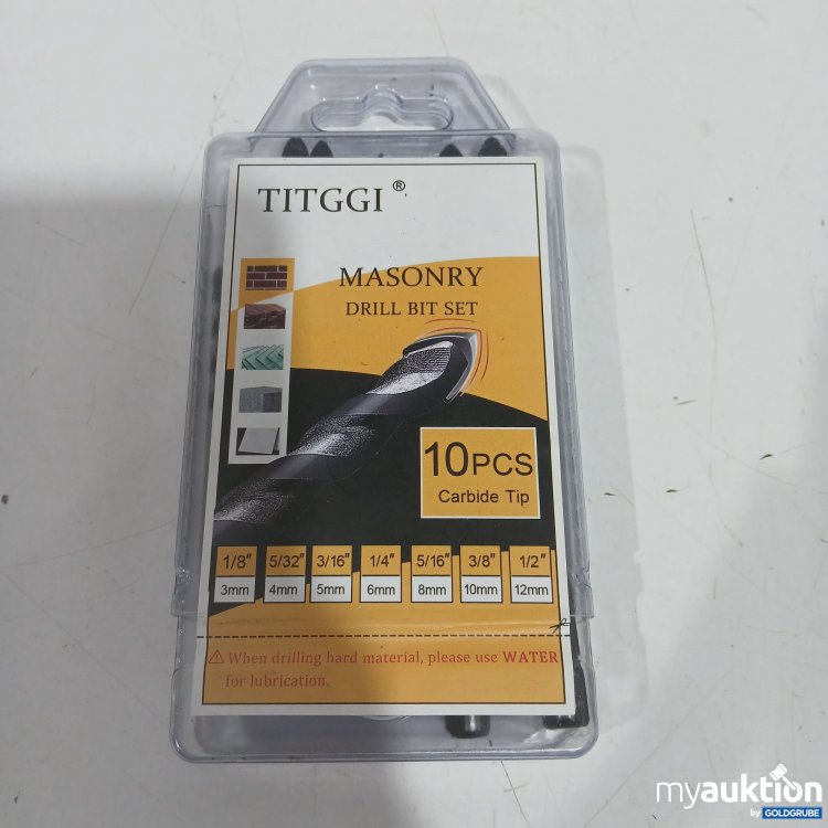 Artikel Nr. 894132 Artikel Nr. 894132: Titggi Masonry Drill Bit Set 10Pcs
