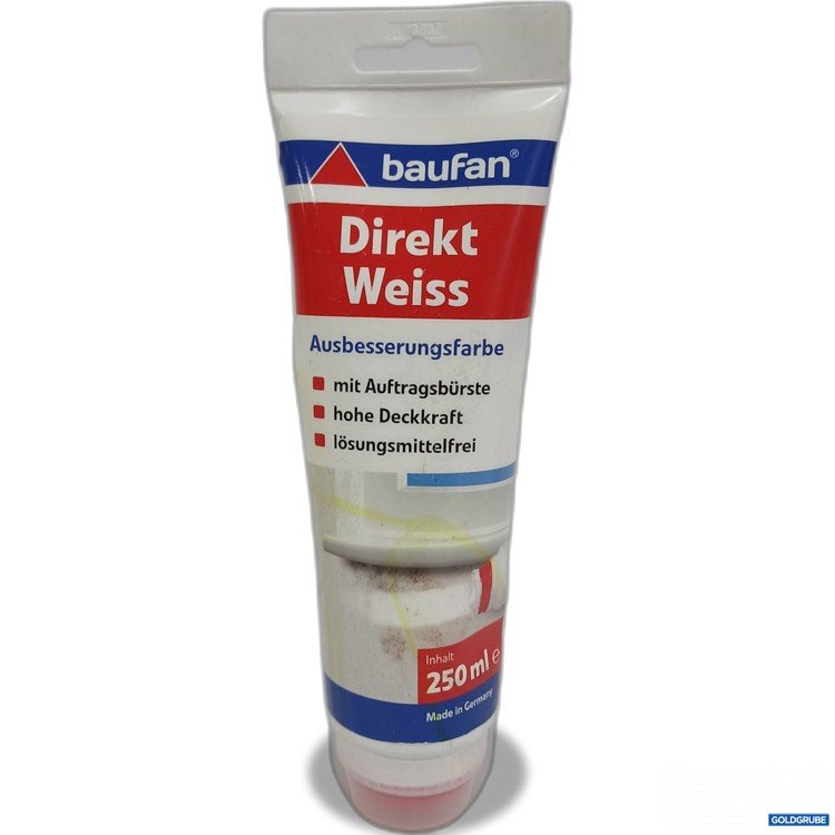 Artikel Nr. 916132: Baufan Direkt Weiss Ausbesserungsfarbe 250ml