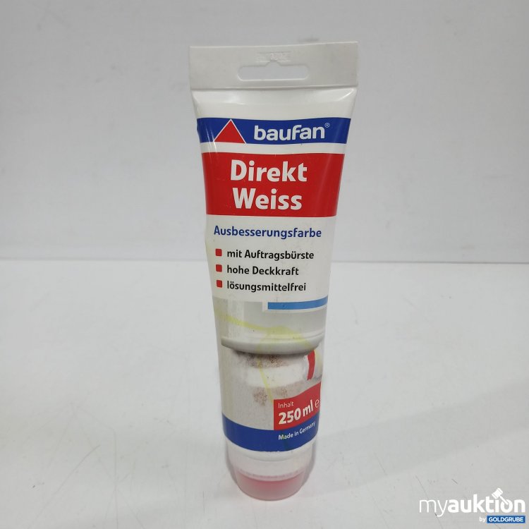 Artikel Nr. 916132: Baufan Direkt Weiss Ausbesserungsfarbe 250ml