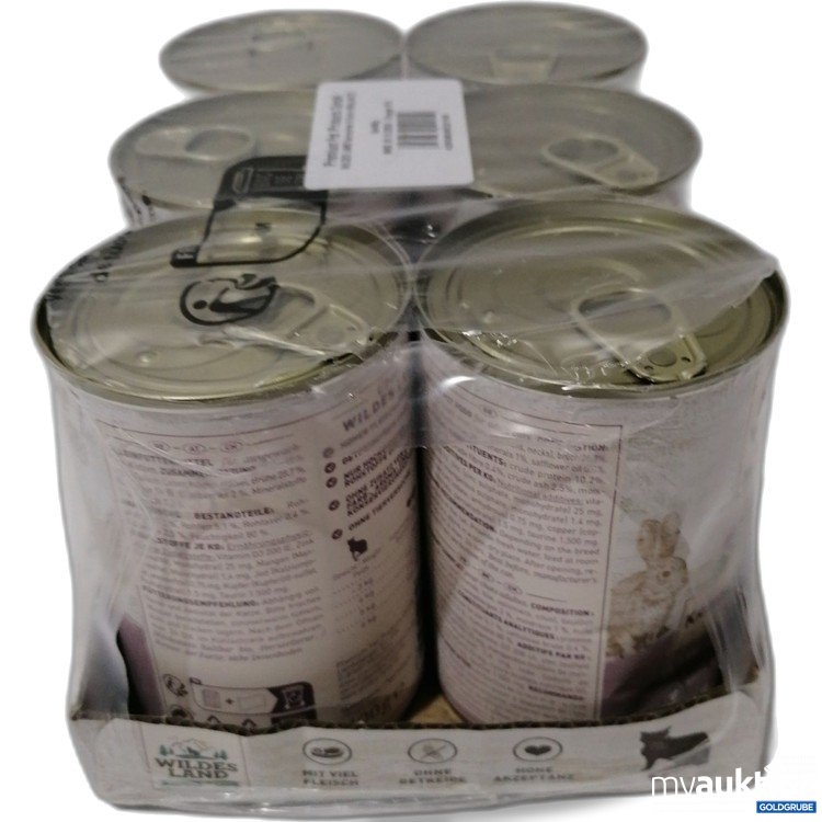 Artikel Nr. 950132 Artikel Nr. 950132: Premium Pet Wildes Land Kaninchen & Huhn 6x400g