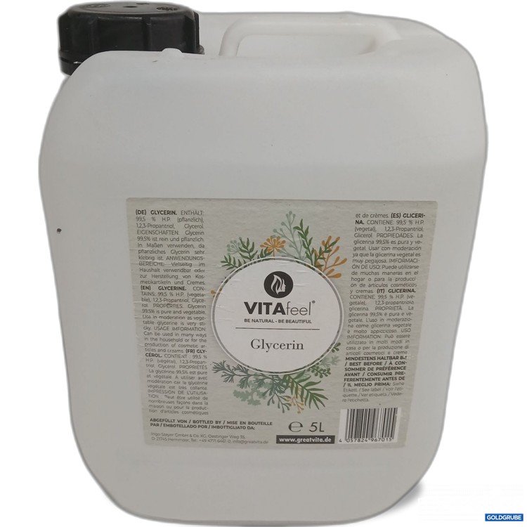 Artikel Nr. 958132: Vitafeel Glycerin 5L 