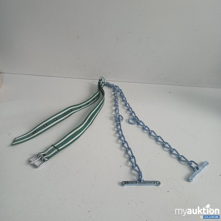 Artikel Nr. 970132: Kerbl Rinderanbindung mit Kette und Halsgurt 130x4cm 12412