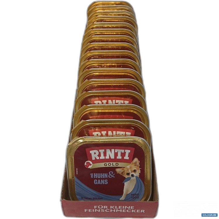 Artikel Nr. 973132: Rinti Gold Mini Huhn & Gans 16×100g, Art.No. 92022