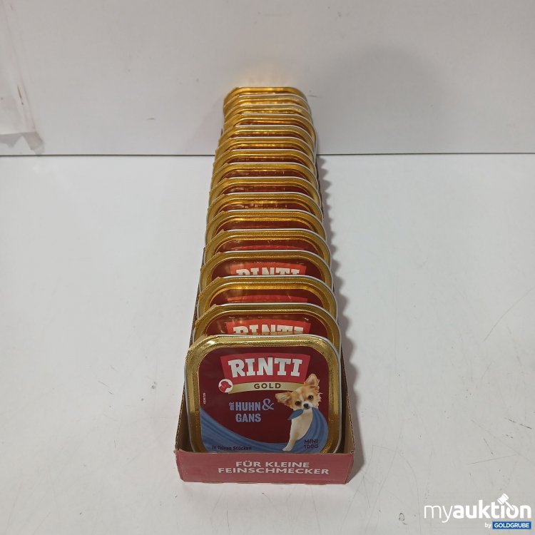 Artikel Nr. 973132: Rinti Gold Mini Huhn & Gans 16×100g, Art.No. 92022