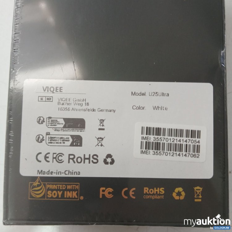 Artikel Nr. 989132 Artikel Nr. 989132: Smartphone Viqee Model U25Ultra weiß