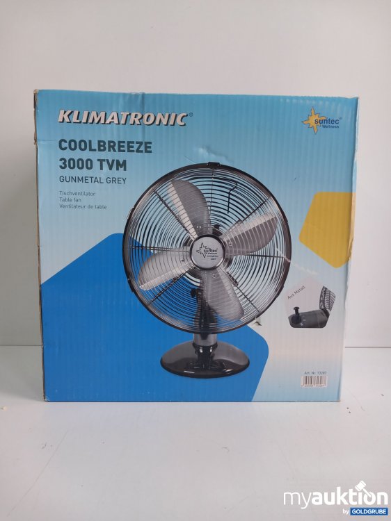 Artikel Nr. 361133 Artikel Nr. 361133: Suntec Wellness Klimatronic Coolbreeze 3000 TVM Tischventilator Art Nr 13287