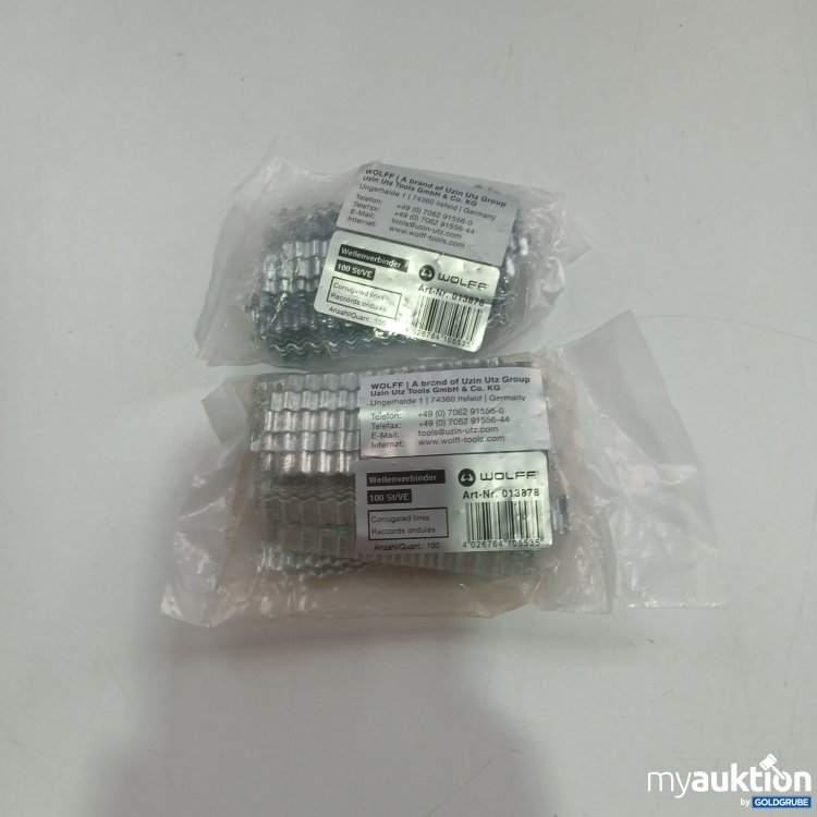 Artikel Nr. 438133 Artikel Nr. 438133: Wolff Wellenverbinder 2er Pack x 100 Stück 013878