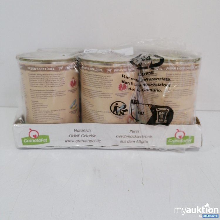 Artikel Nr. 840133 Artikel Nr. 840133: Granata Pet Fasan /Geflügel 6x400g
