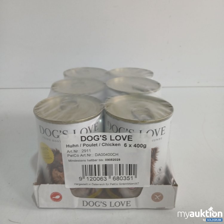 Artikel Nr. 845133: Dogs Love Hundefutter Huhn 6x400g