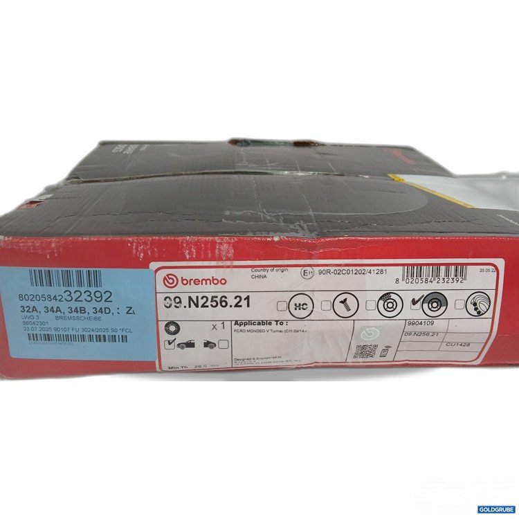 Artikel Nr. 888133 Artikel Nr. 888133: Brembo Bremsscheibe Ford Mondeo V Turnier 09/14 09.N256.21