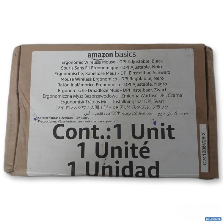 Artikel Nr. 913133: Amazon Basics Ergonomic Wireless Mouse DPI Adjustable Schwarz