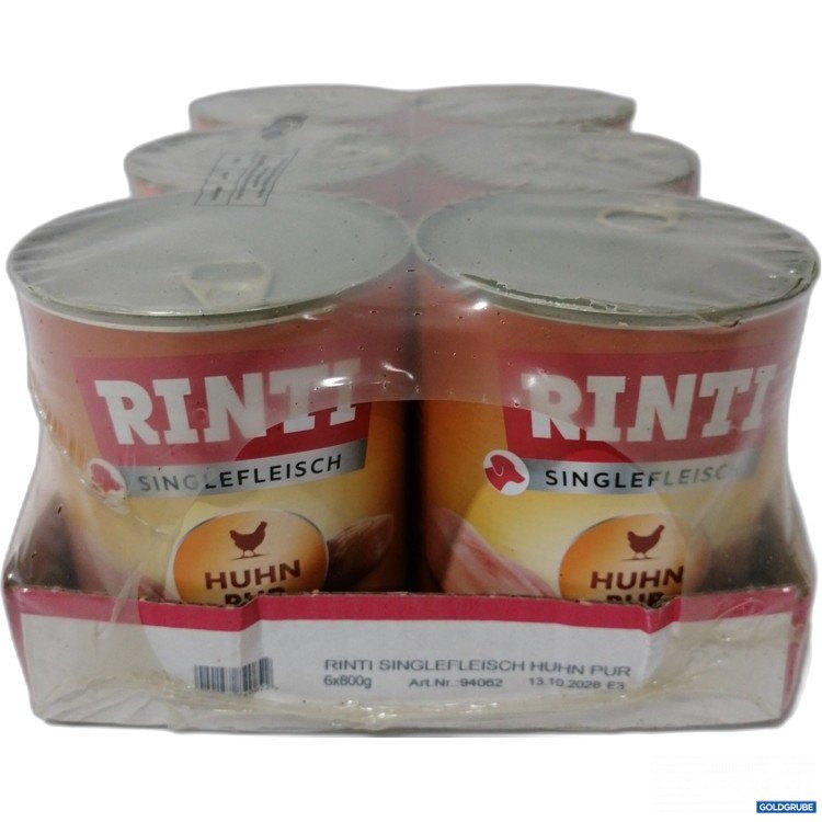 Artikel Nr. 950133: Rinti Singlefleisch Huhn Pur 6x800g