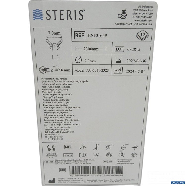 Artikel Nr. 956133: Steris Einweg-Biopsiezange 10Stk 