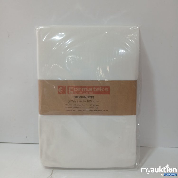 Artikel Nr. 988133 Artikel Nr. 988133: Formateks Premium Soft Spannbett-Tuch weiß 180x200+30cm