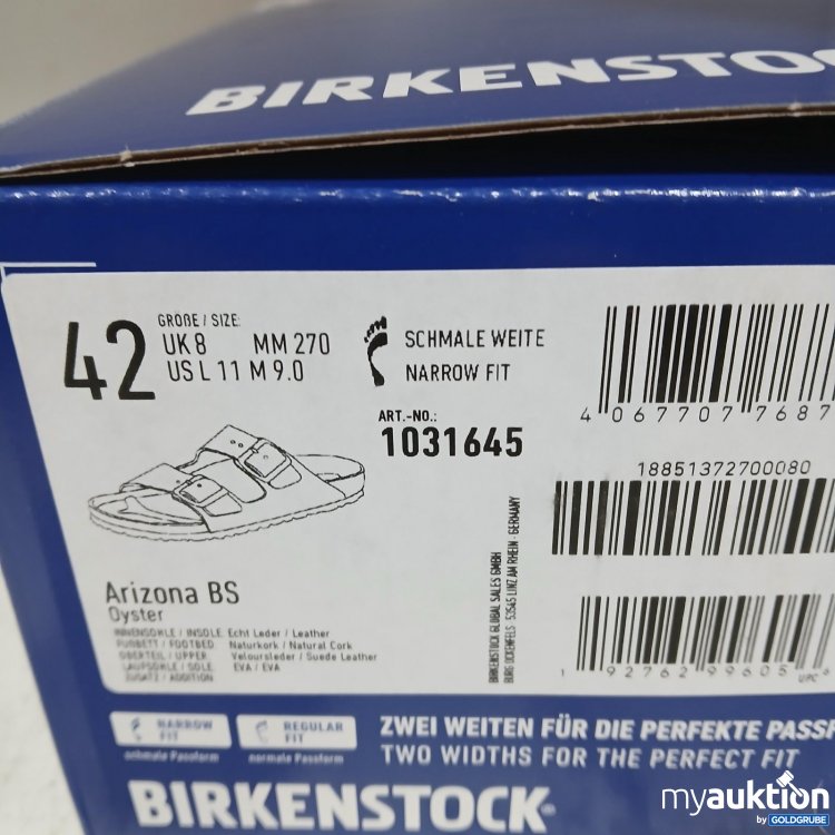 Artikel Nr. 990133 Artikel Nr. 990133: Birkenstock Arizona BS Sandalen schmale Weite Oyster