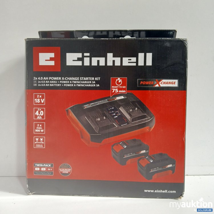 Artikel Nr. 865134: Einhell 2x4.0AH Power X Change Starter Kit 45.121.12 