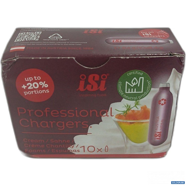Artikel Nr. 882134: Isi Professional Chargers Sahne 10Stk 