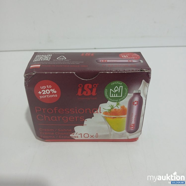 Artikel Nr. 882134: Isi Professional Chargers Sahne 10Stk 