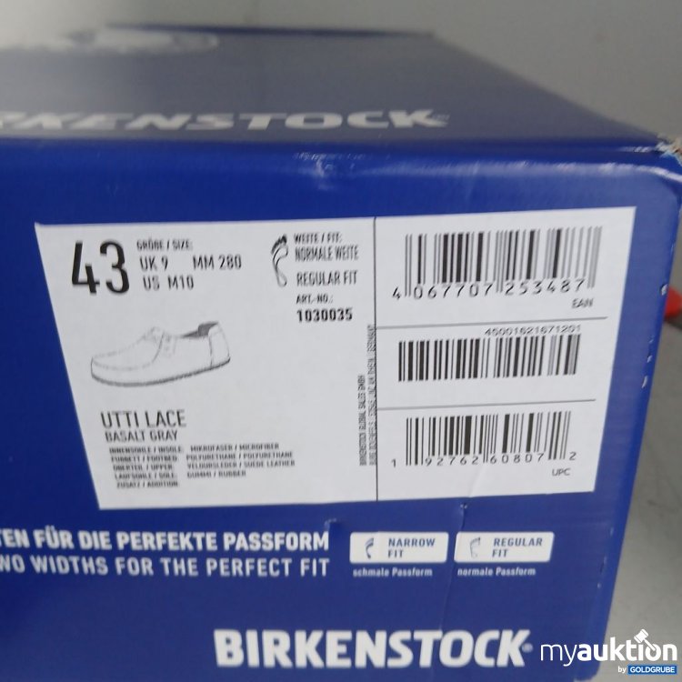 Artikel Nr. 954134: Birkenstock Utti Lace Basalt Gray