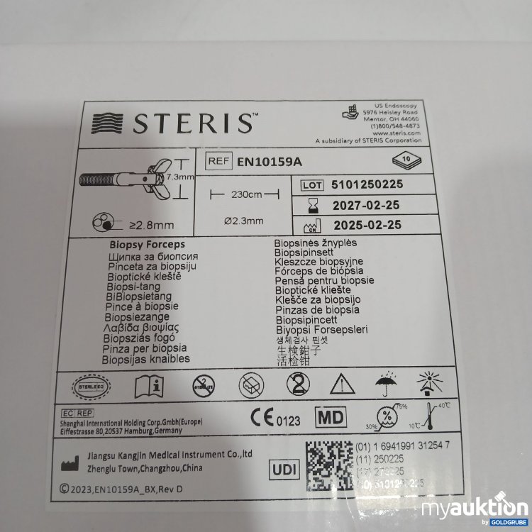 Artikel Nr. 956134: Steris Biopsiezange 10Stk EN10159A 