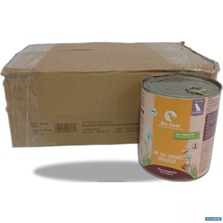 Artikel Nr. 967134: Herrmann's Manufaktur Bio Ente 6x800g 