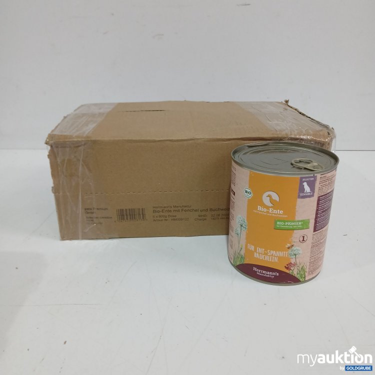 Artikel Nr. 967134: Herrmann's Manufaktur Bio Ente 6x800g 