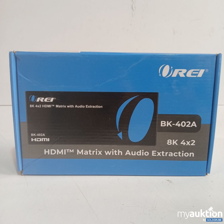 Artikel Nr. 985134 Artikel Nr. 985134: Orei HDMI Matrix with Audio Extraction 8K 4x2 BK-402A