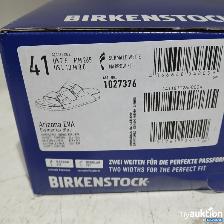 Artikel Nr. 990134 Artikel Nr. 990134: Birkenstock Arizona EVA Sandalen Elemental Blue schmale Weite