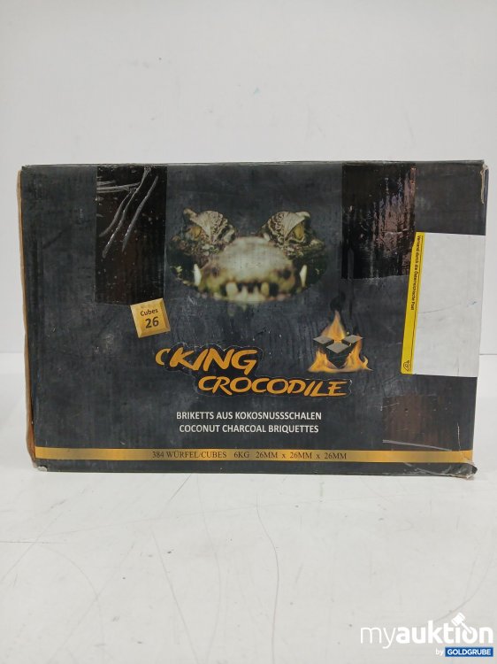 Artikel Nr. 996134 Artikel Nr. 996134: KING CROCODILE Briketts aus Kokosnussschalen