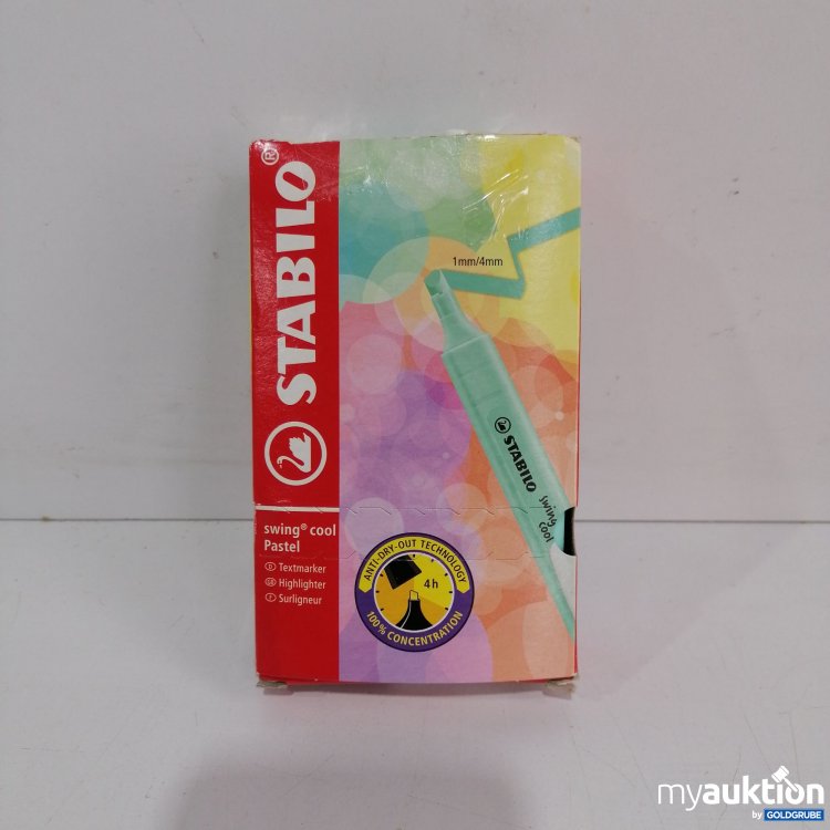 Artikel Nr. 439135: Stabilo Textmarker Pastel Türkis, 10 Stk 