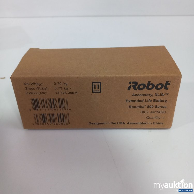 Artikel Nr. 521135 Artikel Nr. 521135: Robot Accessoiry XLife Battery Roomba 800 Series