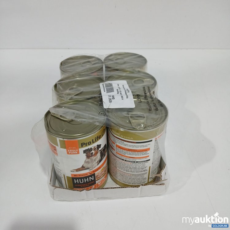 Artikel Nr. 808135 Artikel Nr. 808135: Pro life Hundefutter Huhn 6x400g