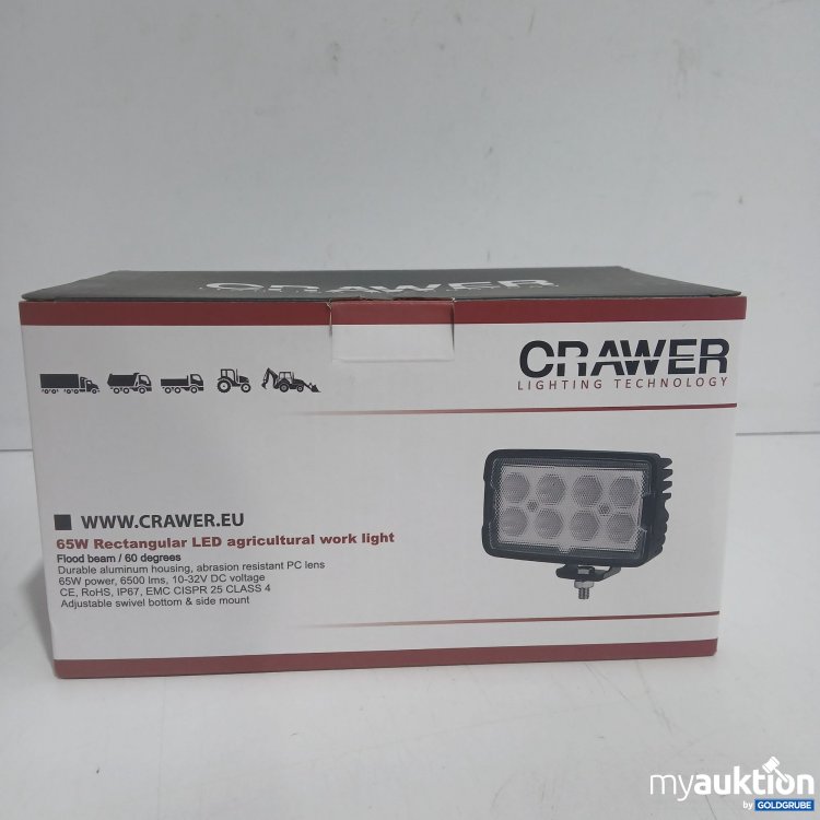 Artikel Nr. 876135 Artikel Nr. 876135: Crawer 65W Rectangular LED agricultural work Light
