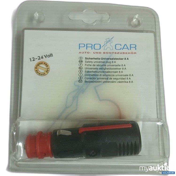 Artikel Nr. 922135: PRO CAR Sicherheits-Universalstecker 8 A