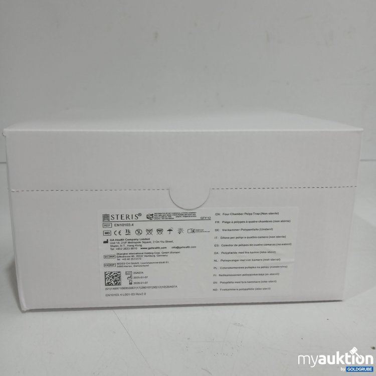 Artikel Nr. 956135: Steris Vierkammer Polypenfalle (unsteril) 12Stk