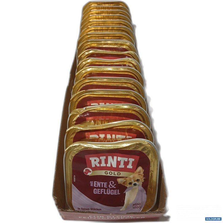 Artikel Nr. 973135: Rinti Gold Mini Ente & Geflügel 16×100g, Art.No. 92024