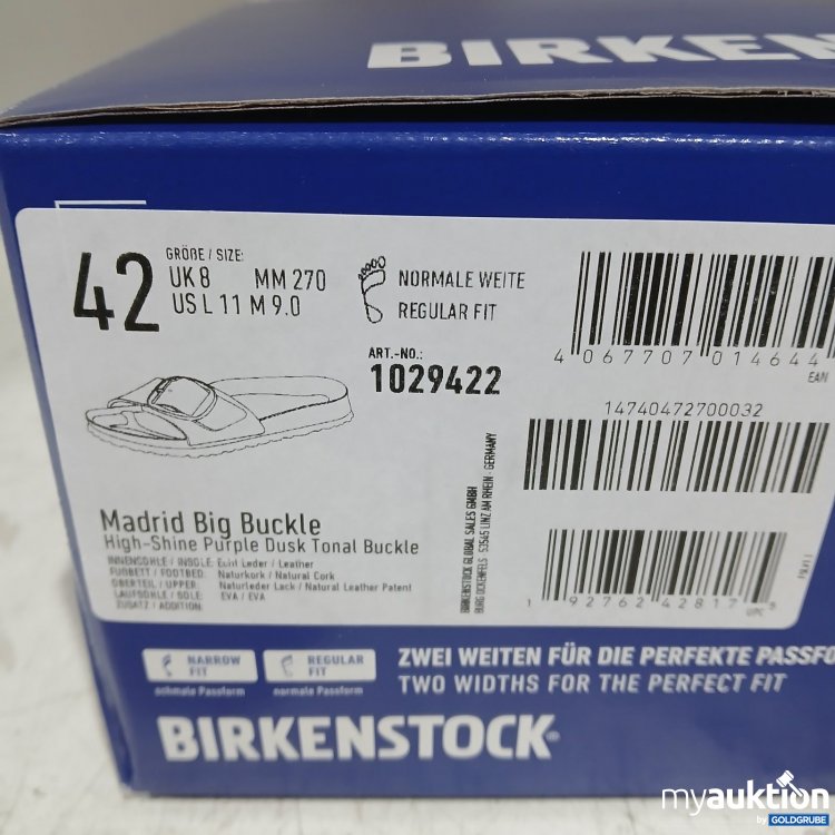 Artikel Nr. 990135 Artikel Nr. 990135: Birkenstock Madrid Big Buckle Sandalen High-Shine Purple Dusk