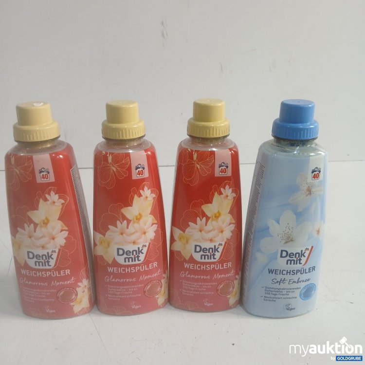 Artikel Nr. 462136: Denkmit Weichspüler Glamorous Moment & Soft Embrance 4x1L