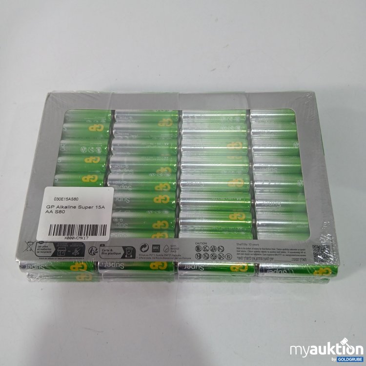 Artikel Nr. 800136 Artikel Nr. 800136: GP Alkaline Super 15A AA 80 Stück