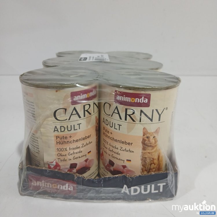 Artikel Nr. 861136: Animonda Carny Katzenfutter Adult Pute + Hühnchenleber 6x400g