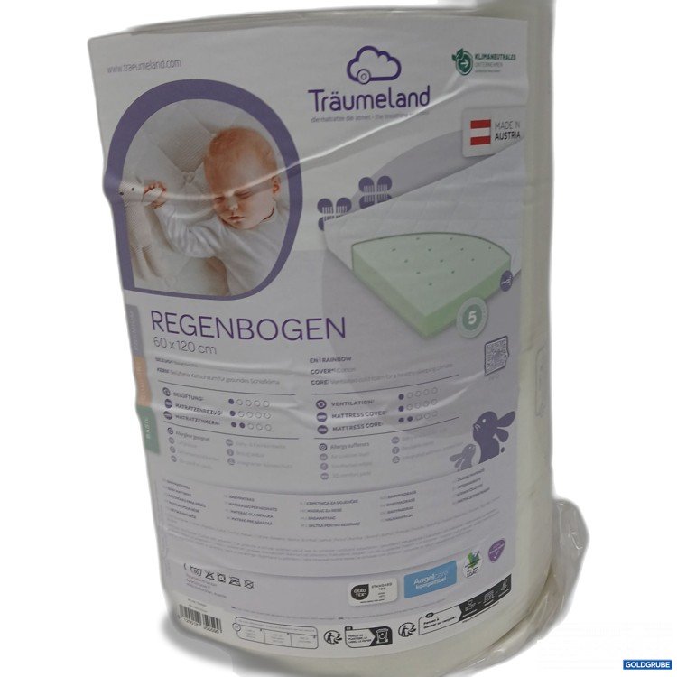 Artikel Nr. 885136: Träumeland Regenbogen Matratze 60x120cm 